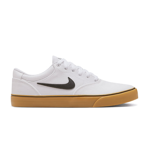 Nike Sb Chron 2 Cnvs Summit White/Black / White Gum Light Brown - Streetart.fr